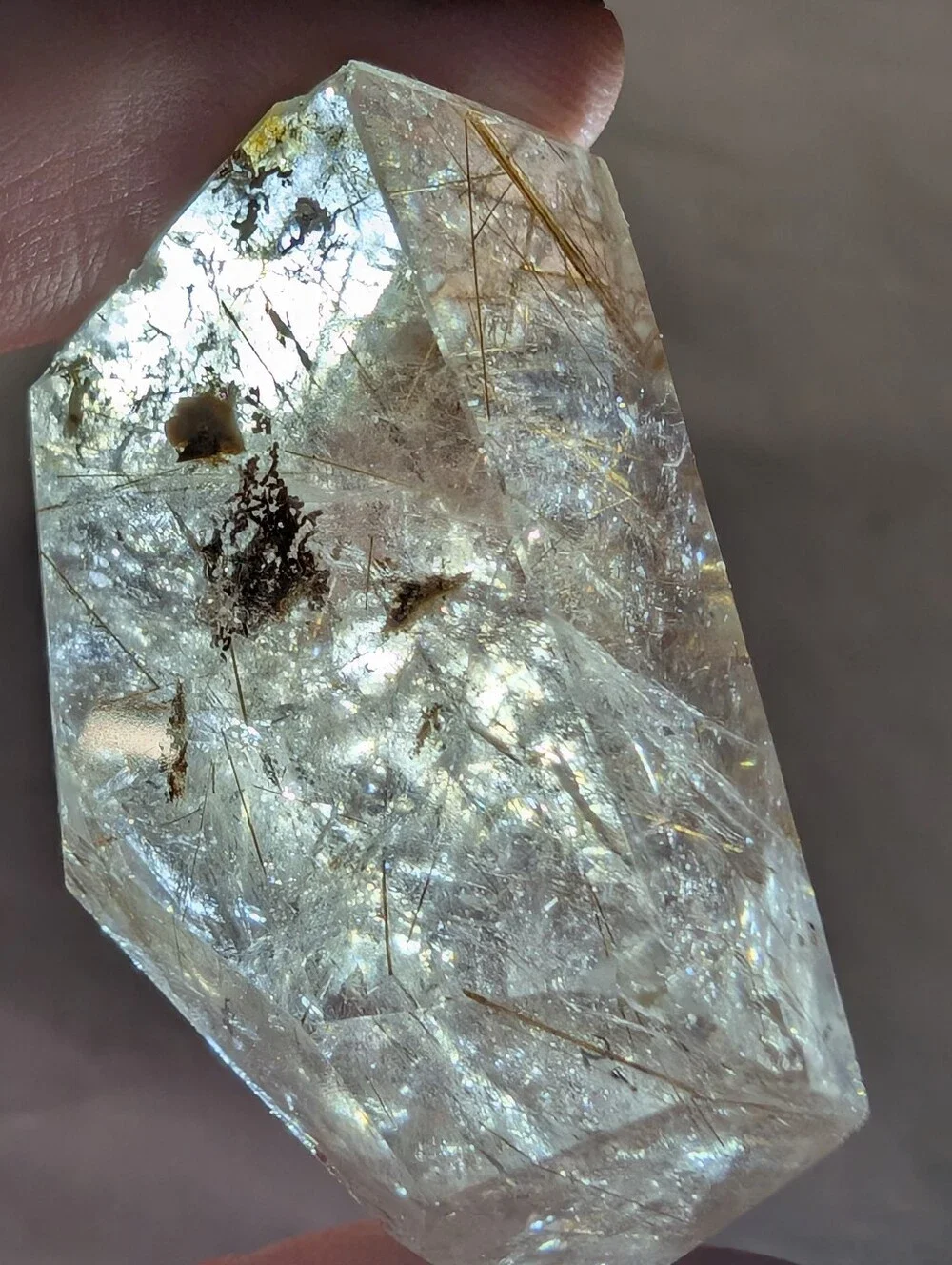 Golden Rutilated Quartz Freeform - Picture 2 of 11